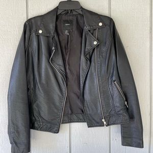 Forever 21 Black Faux Leather Jacket